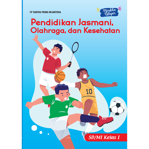 Cover Depan Module Kurmer PJOK Kelas 1 SD