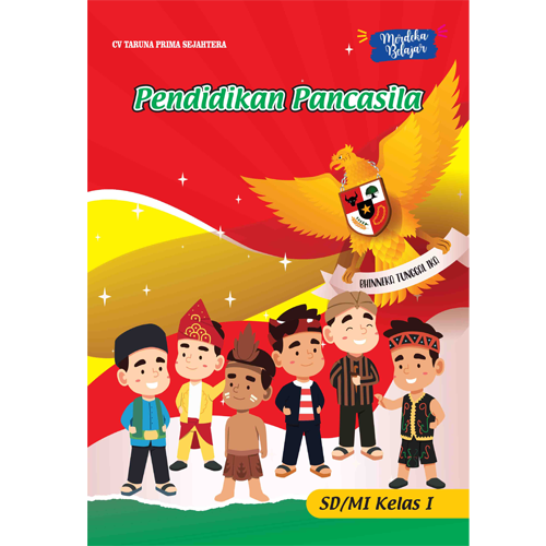 Cover Depan Module Kurmer PPKN Kelas 1 SD